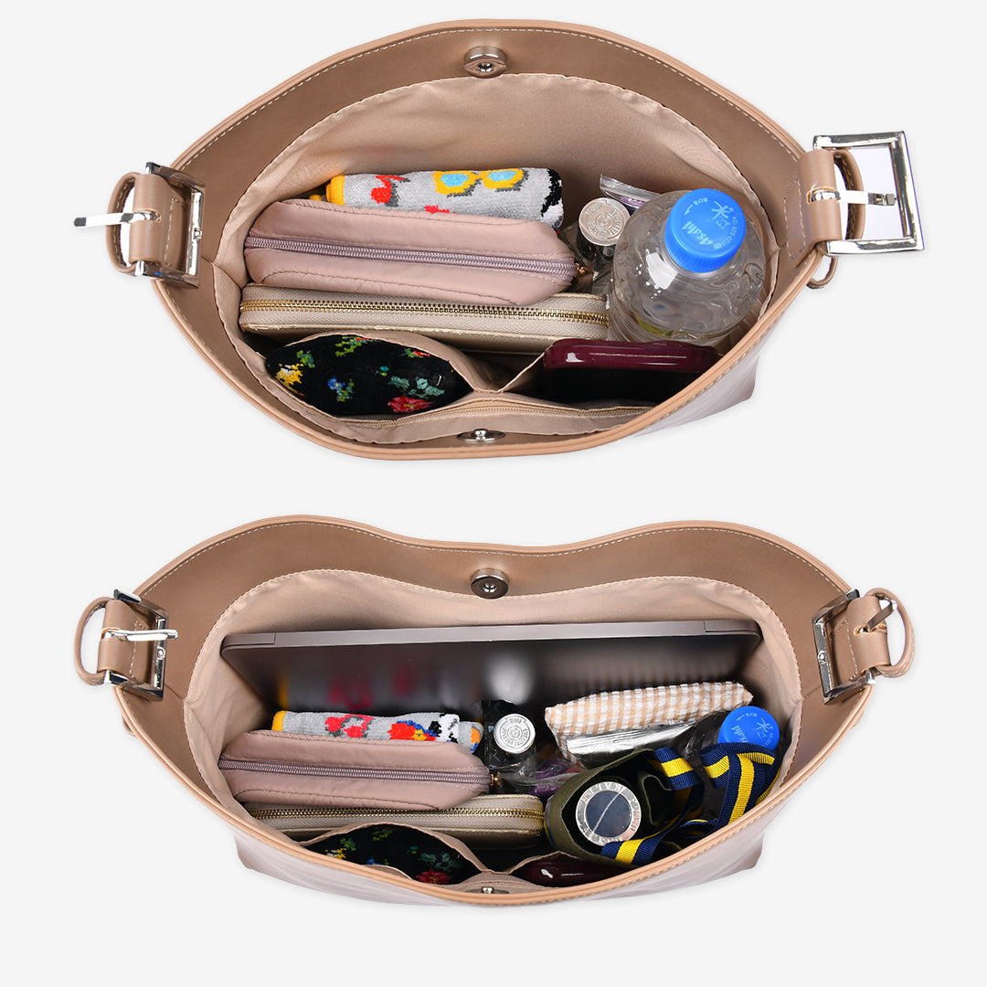 2way Bicolor Shoulder Bag - バイカラーショルダーバッグ (M・L)