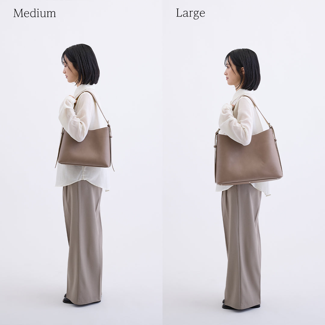 【予約注文★10月下旬順次発送】2way Bicolor Shoulder Bag - バイカラーショルダーバッグ (M・L)