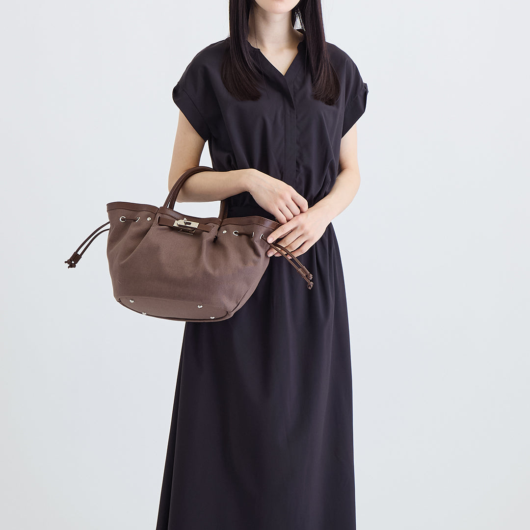 【本革×帆布】2way シェルバッグ- Shell Bag (Sサイズ)★5月7日順次発送