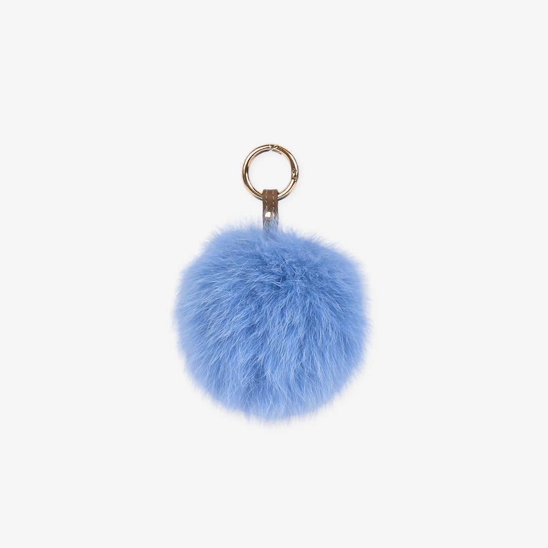 Real fox fur pom pom charm XY0005
