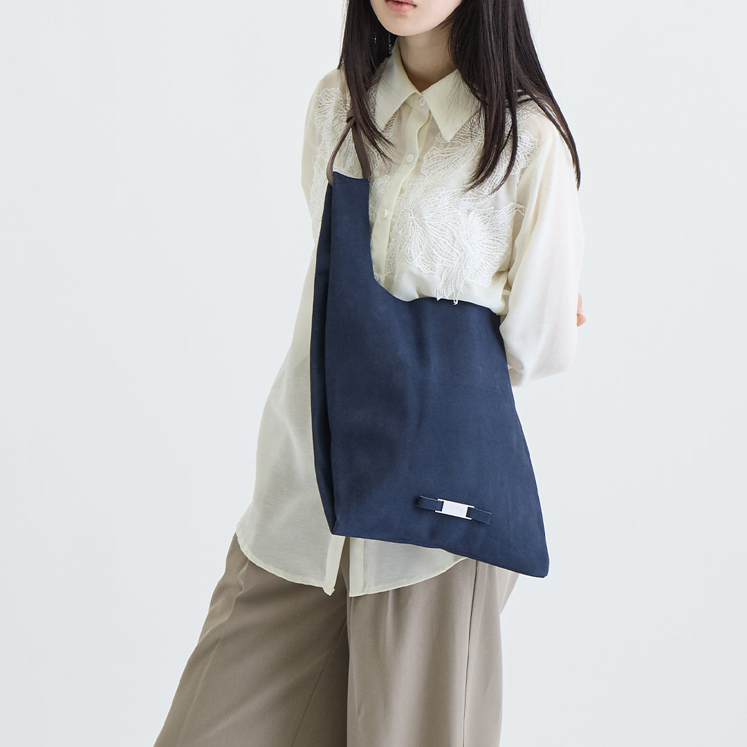 【本革】スエードマルシェバッグ-日本製