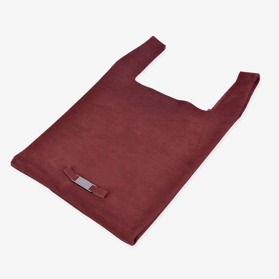 【本革】スエードマルシェバッグ-日本製