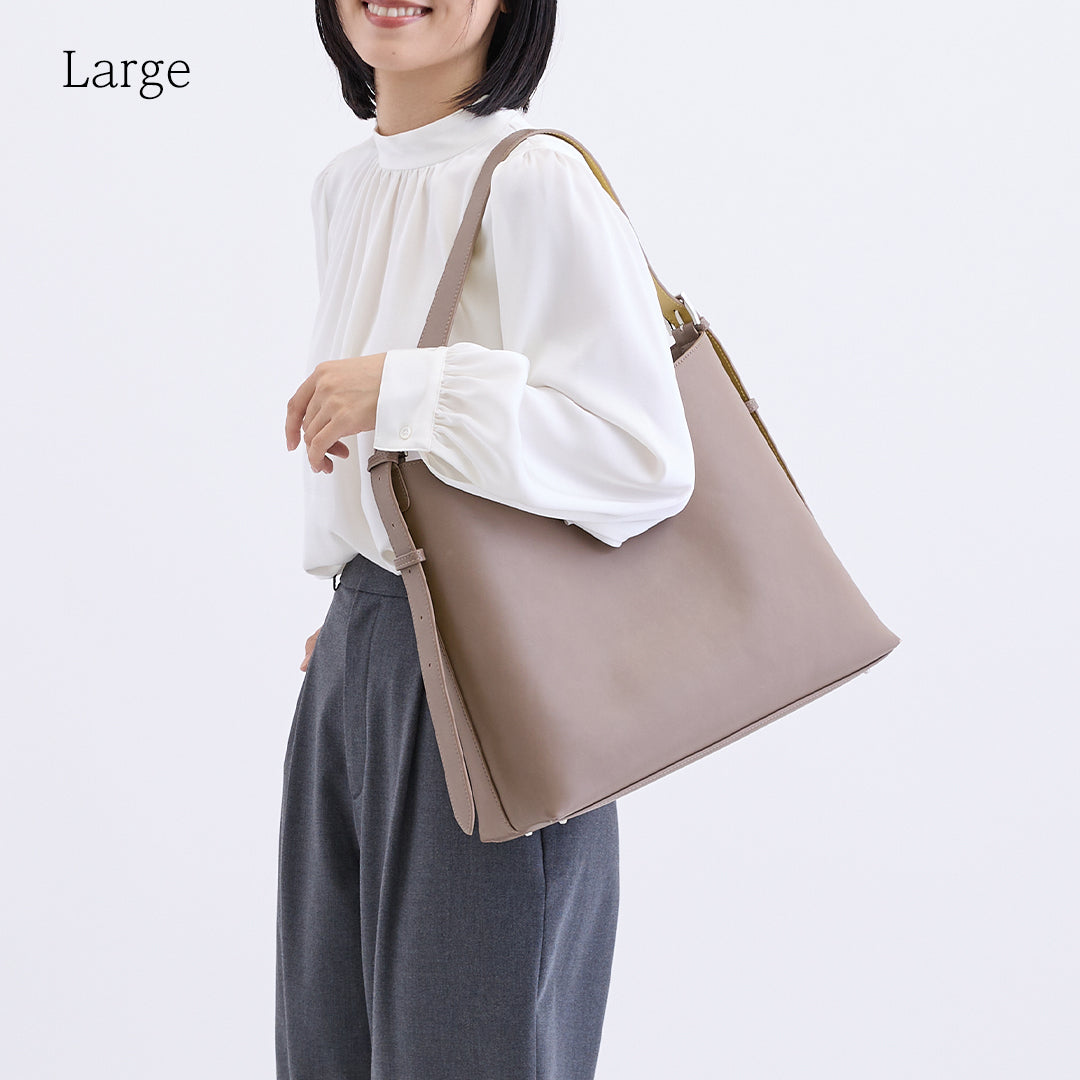 2way Bicolor Shoulder Bag - バイカラーショルダーバッグ (M・L)