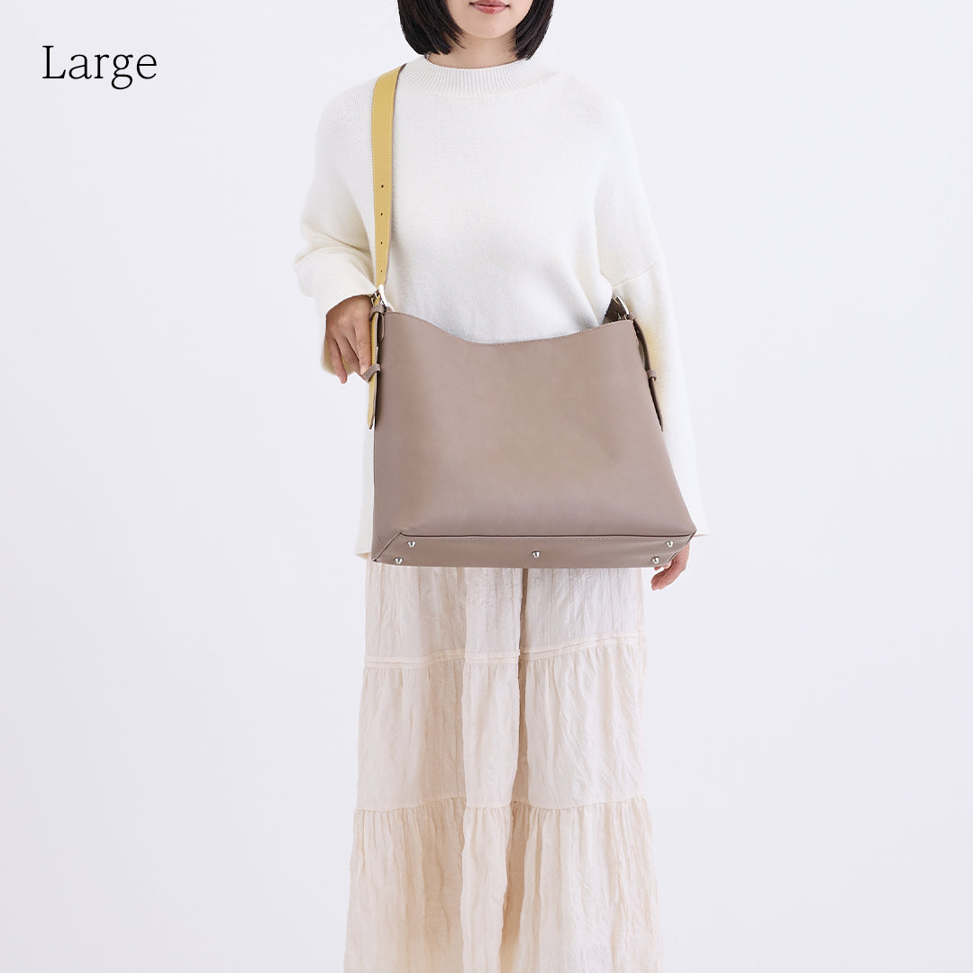 2way Bicolor Shoulder Bag - バイカラーショルダーバッグ (M・L)