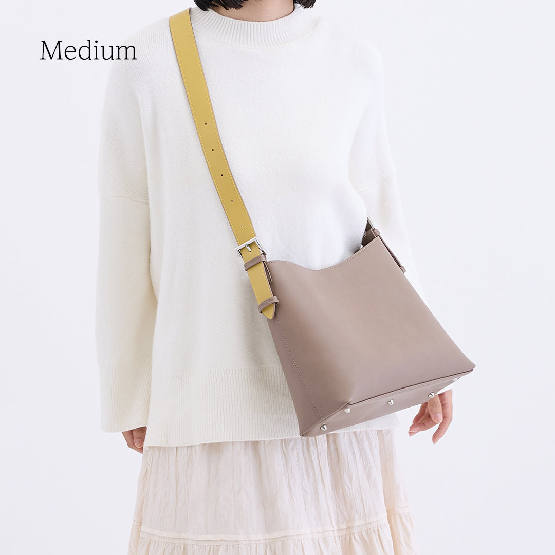 2way Bicolor Shoulder Bag - バイカラーショルダーバッグ (M・L)