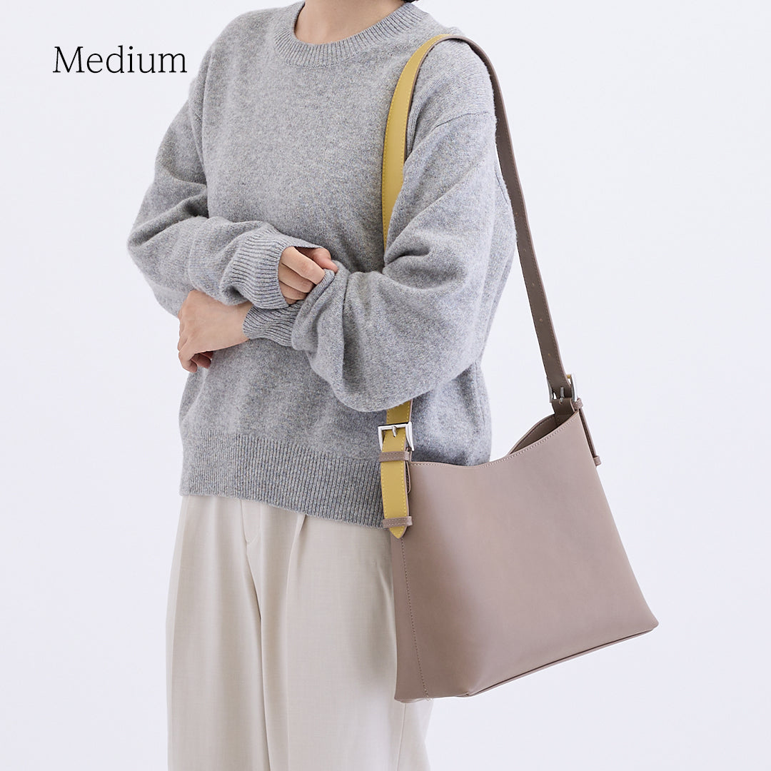 2way Bicolor Shoulder Bag - バイカラーショルダーバッグ (M・L)