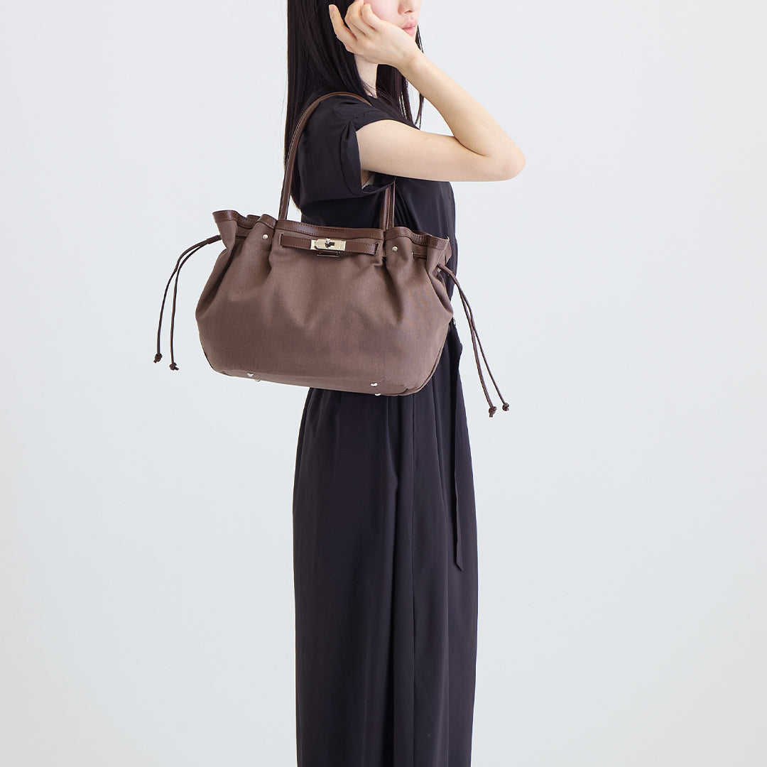 【本革×帆布】シェルバッグ- Shell Bag (Mサイズ)