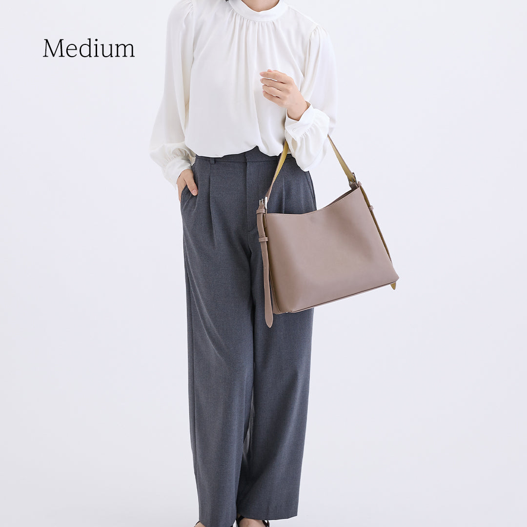 2way Bicolor Shoulder Bag - バイカラーショルダーバッグ (M・L)