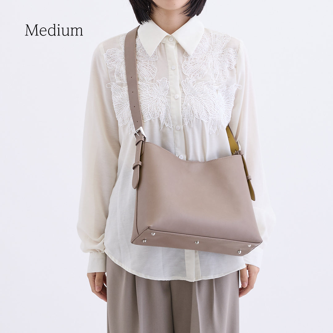 2way Bicolor Shoulder Bag - バイカラーショルダーバッグ (M・L)