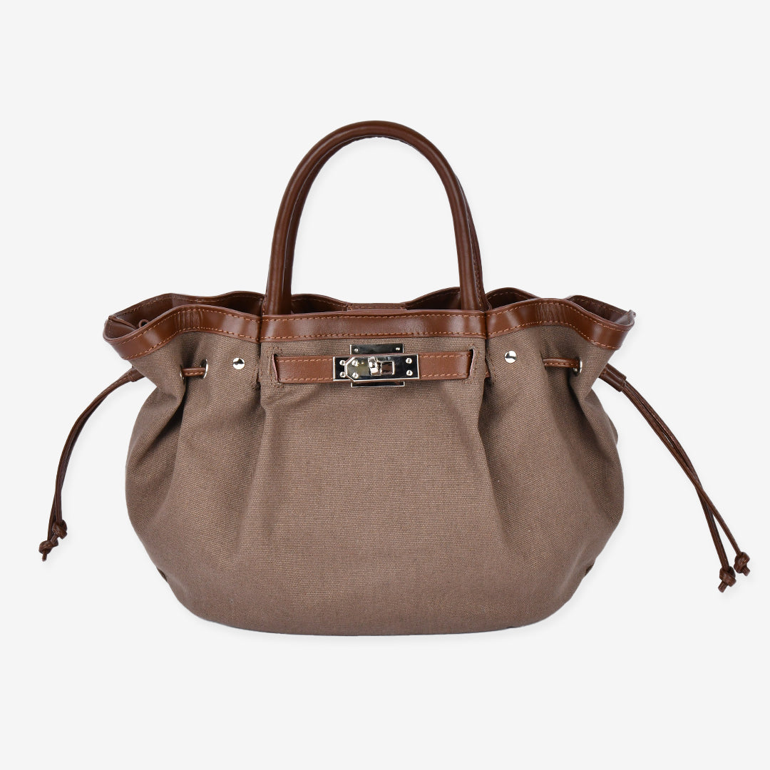 【本革×帆布】2way シェルバッグ- Shell Bag (Sサイズ)★5月1日順次発送